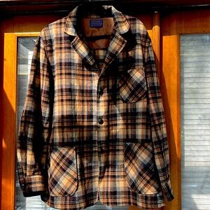 Vintage Men’s Pendleton Wool Plaid Field Jacket Mens Large